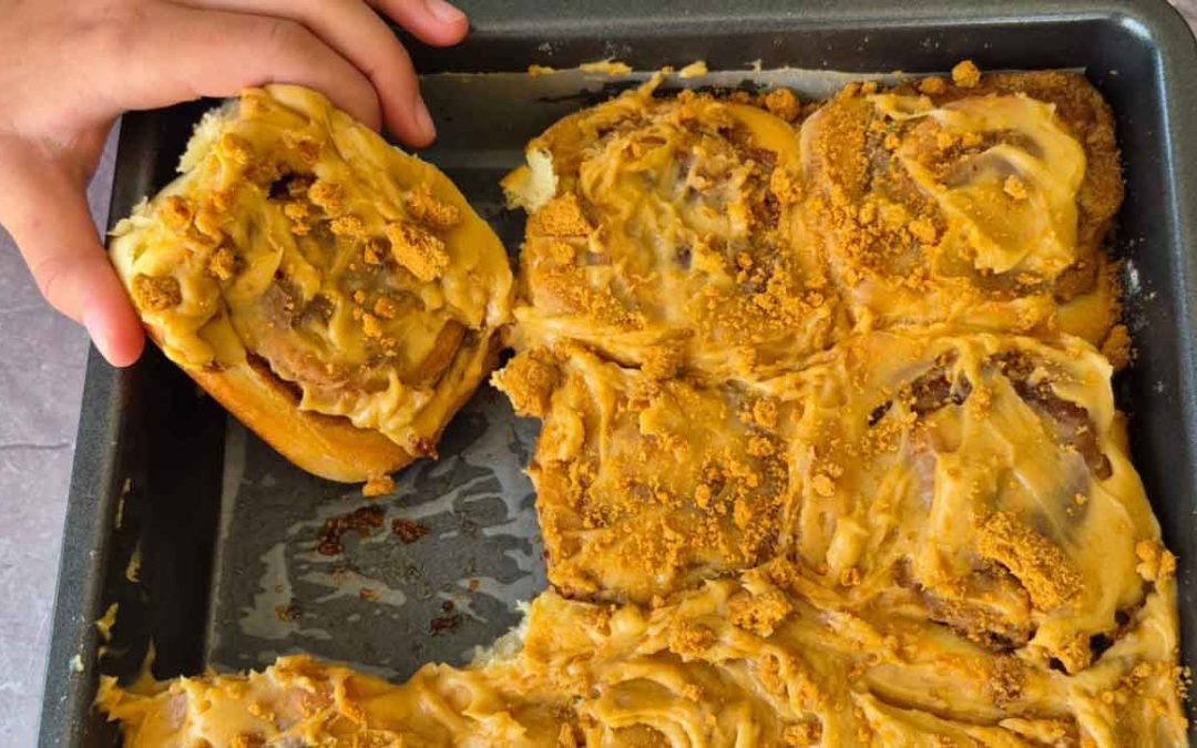 Vergryp jouself aan Biscoff-kaneelrolletjies